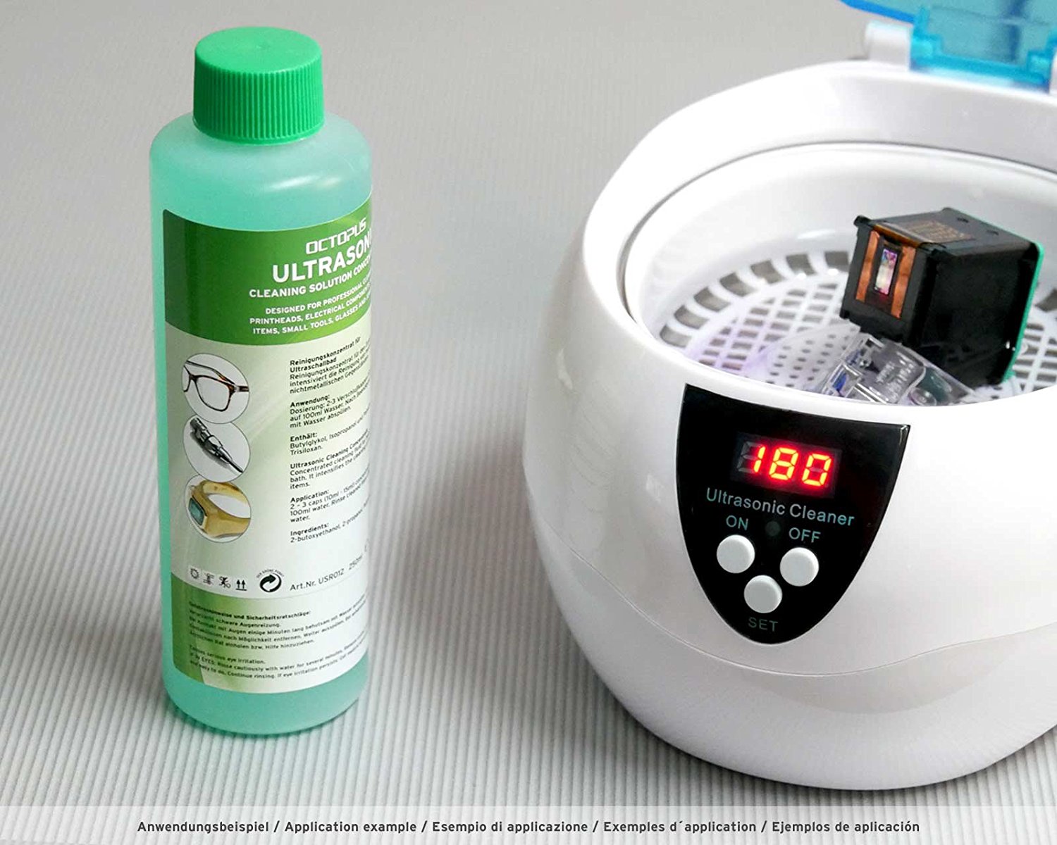 Quel produit accessible utiliser dans son nettoyeur à ultrasons ?